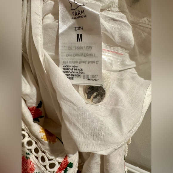 Farm Rio Floral Halter Linen Midi Dress - Picture 5 of 6